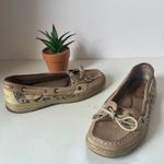 Sperry  Topsider Womens Shoe Sz 7.5M Preppy Nautical Boat Beach Leopard Sequin Photo 13