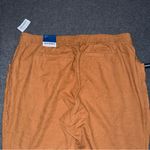 Old Navy NWT  High Waisted Cropped Linen Pants XL Tan Brown Pull-On Relaxed Fit Photo 4