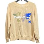 Wildfox Women’s  XS Take Care Sommers Pullover Crew Neck Oversized Sweatshirt Photo 0