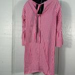 Crown & Ivy  Pink and White 3/4 Sleeve Dress Size Medium EUC Photo 4