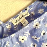 Derek Heart Blue Floral Tank with Sleeve Ties | EUC | Size XL Photo 7