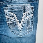 Vigoss Women's  Ripped‎ Distressed Skinny Jeans Dk Wash Denim Embellished Pockets Photo 6