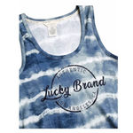 Lucky Brand  Denim Blue & White Tie Dye Summer Tank Top ~ Women's Size SMALL Photo 2