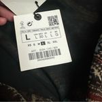 ZARA  Black and Brown Patterned Top Photo 3