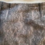 Vintage Rickie Freeman Grey Lace Overlay Skirt Gray Size 10 Photo 1
