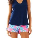 Lilly Pulitzer  Minka Top in True Navy Size Small Photo 0