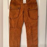 Free People We The Free Hot In It Moto Pants Women’s Brown Caramel Pants Sz 0 Photo 4