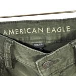 American Eagle  Olive Green Corduroy Stretch Skinny Pants 90s Straight 0 Regular Photo 4