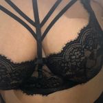 Elegant Black Lace Lingerie high neck bralette 36D/38C Size undefined Photo 7