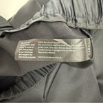 Eileen Fisher  Satin Straight Leg Pant Trousers Pull On Black Photo 12