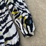 ZARA Zebra Stripe Button Front Midi Dress Photo 6