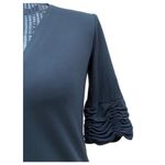 Black Halo Keyhole Ring Black Plunging Neckline Dress XS Photo 2