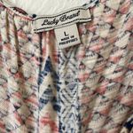 Lucky Brand  Aztec soft cotton belted tank dress Photo 5
