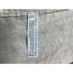 Oysho Women's Gray 100% Linen Tie High Waisted Straight Midi Wrap Skirt Size M Photo 4