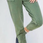 Anthropologie Saturday Sunday Theo Utility Joggers Pants Army Green Photo 0