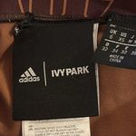 Adidas x Ivy Park Icy Park Monogram Sheer Panel Tights in Wild Brown Photo 4