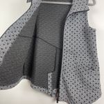 Habitat Zip Vest Women S Black White Geometric Knit Funky Asymmetrical Lagenlook Photo 6