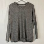 Romantic Hut Women’s High Low V Neck Long Sleeve Tee Shirt Dark Gray Size M NWOT Size M Photo 0