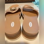 Dr. Scholls  Cream Sandals with Gold Buckle Photo 7