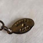 Robert Rose Chunky Double Strand Rose/Silver/Gold Glass Beveled Bead Necklace Silver Photo 2