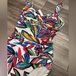 Bleu Rod Beattie  Lush Life Shirred Swimsuit NEW size 10 Photo 4