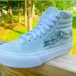 Vans SKI-HI Top Platform 2 Chain Blue Ballard Women’s Shoes Size 6 Photo 0