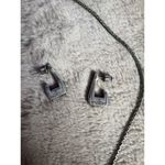 Brighton  Silver Engraved Necklace & Earring Jewelry Set Photo 2