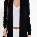 Tahari New With Tags  100% 2 Ply Cashmere Open Front Cardigan Black Size M Photo 0