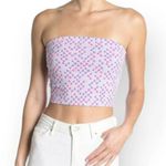 BP . Nordstrom Purple Cropped Tube Top Geo Print Size LARGE Photo 1