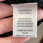 Love Tree  New Black Marbled Tie Neck Lace Up Long Sleeve Sweater A121 Photo 4