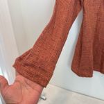 Flax  Womens M Cardigan Jacket Blue long Sleeve  100% Linen Photo 1