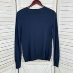 Cherokee Vintage Argyle Button Front Cardigan Sweater Blue Multi Medium Photo 7