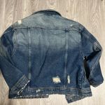No Boundaries Distressed Blue Denim Jacket  Women’s Size S Photo 2