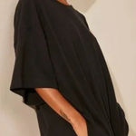 Free People  FP Beach Brown Oversized Crewneck T-shirt Dress Coverup Photo 0