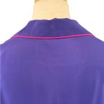 Amanda Uprichard  100% Silk Collared Long Sleeve Elastic Waist Knee Length Medium Photo 4