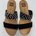Dolce Vita Sandals Womens 8 Black Bailey Tribal Double Strap Open Toe Shoes Photo 0