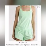 NWT FP Free People‎ Movement X Hatch righteous runsie XS Green Photo 1