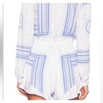 The Jetset Diaries  Elegant Women’s White and Blue Romper XS Photo 1