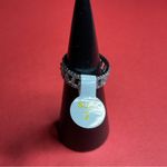 Bomb Party RBP4627 “The Chelsea Ring” Lavender CZ on Rhodium Size 7 Ring NWT Silver Photo 2