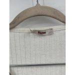 Burton Ribbed Full Zip Sweater Women 2 Ivory Long Sleeve Minimalist Coastal Photo 6