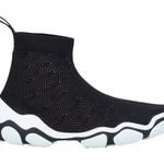 RED(V) Valentino Black Glam Run Sock Sneaker Boots โ Size 39 / 9 โ NIB Photo 0