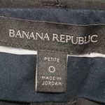 Banana Republic Women's Black Slim Straight Trousers Dress Pants Size 0 Petite Photo 3