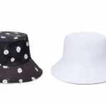 Alice + Olivia DAISY PRINT REVERSIBLE BUCKET HAT Photo 1