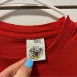Disney Vintage  Mickey Red T Shirt Photo 3