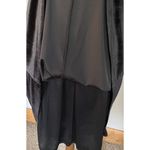 Betsey Johnson VTG  Halter Dress Size 10 Black Velvet Cocktail Party Formal LBD Photo 8