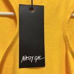 Nasty Gal Lemon Cut Out The BS High Neck Racer Bodysuit Photo 4