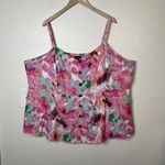 Torrid Womens Fit and Flare Twill Multicolor Button-Down Sleeveless Top Size 5X Photo 1