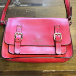 Kate Spade Crossbody Bag Red Boxy Flip Over School Academia Photo 8