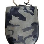 Kim‎ White Women's Round Chain Camouflage Gray Coin Purse Photo 0