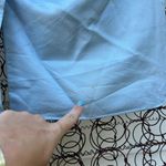 Vintage blue Asian box sleeve kaftan monk robe purple ombré Size L Photo 4